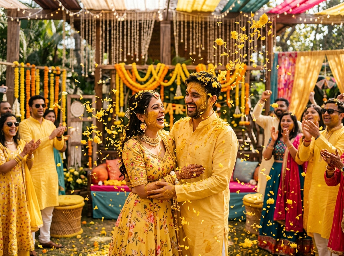 The Marigold Splash - Rohan & Rhea
